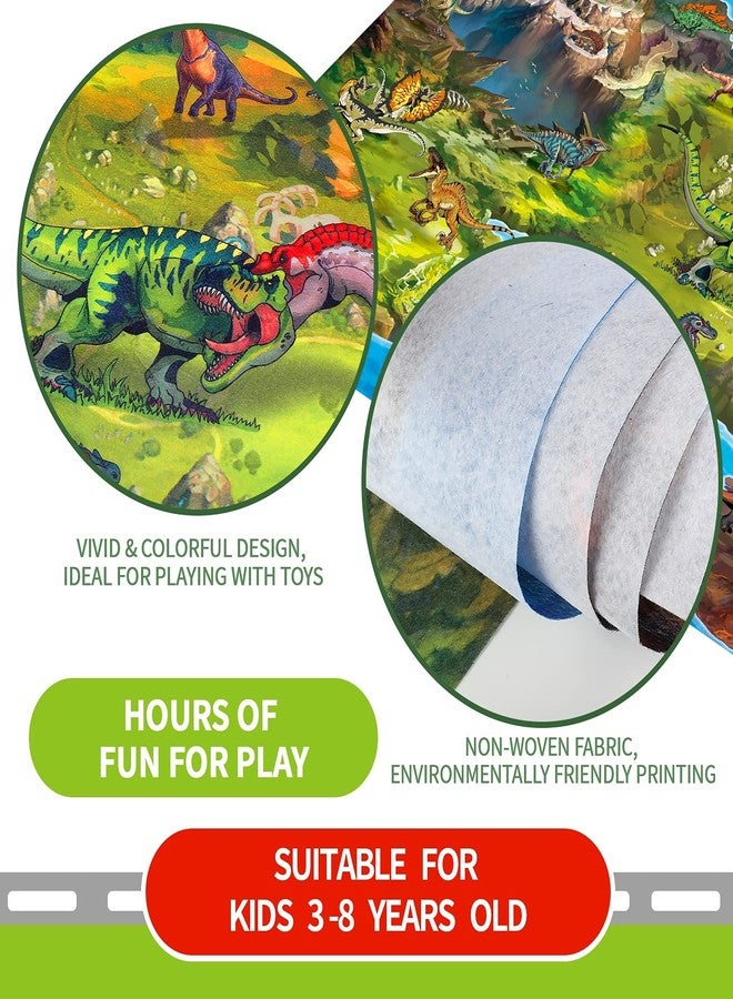 Oriate Kids Dream Mat Modern City Toy Activity Playmat, Parent-Child Interaction Game Map Rug, Ideal Children's Educational Road Traffic City Life Pretend Play 552-C - Image 4